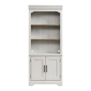 #7933 French Oak 76" Bunching Door Bookcase $699.95