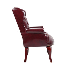 Load image into Gallery viewer, 2917 Oxblood Wing Back Guest Chair $379.95