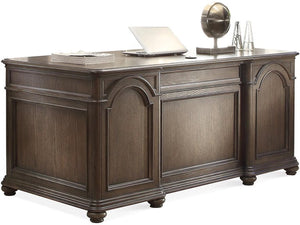 #3905 Old World Oak Executive Desk $1,799.95