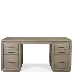 #8130 62" Casual Taupe Executive Desk $1,199.95
