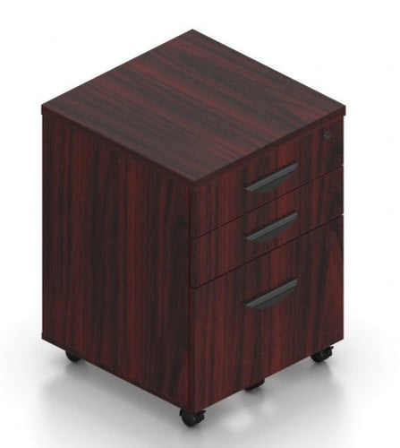 Laminate 3 Drawer Rolling File (box/box/file)