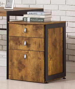 Nutmeg 3 Drawer File Cabinet