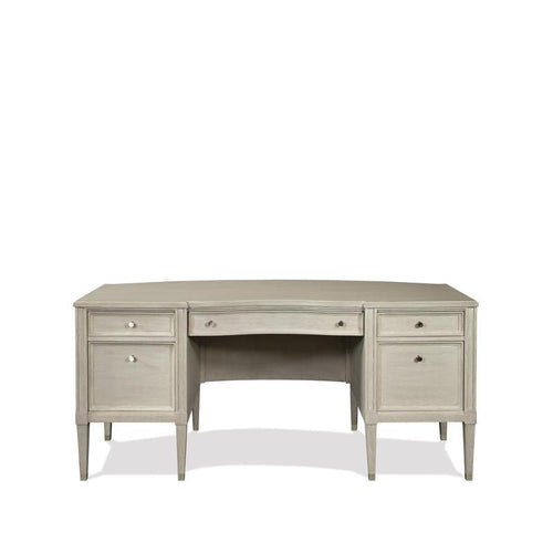 #7909 Champagne Curved Executive Desk $1,399.95
