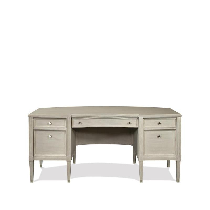 7909 Champagne Curved Executive Desk $1,399.95