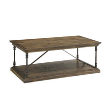 Load image into Gallery viewer, Rustic Wood/Iron Coffee Table