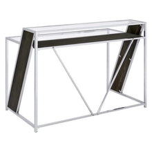 Load image into Gallery viewer, 7278 47&quot; Chrome and Glass Writing Desk $299.95