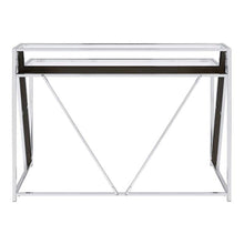 Load image into Gallery viewer, 7278 47&quot; Chrome and Glass Writing Desk $299.95