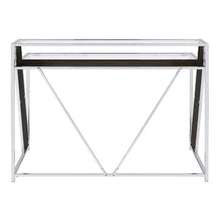 Load image into Gallery viewer, #7278 47&quot; Chrome and Glass Writing Desk $299.95