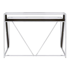 7278 47" Chrome and Glass Writing Desk $299.95