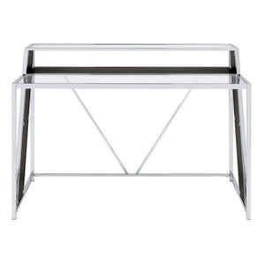 7278 47" Chrome and Glass Writing Desk $299.95