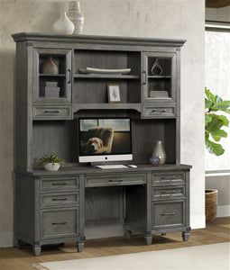 7929 66" Pewter Credenza Desk (Hutch sold separately)$1,199.95