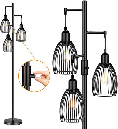7259 Dimmable Industrial Style Floor Lamp $129.95