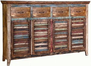 72" Rustic Cabana Sideboard
