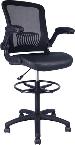 7005 Mid Mesh Back Poly Seat Ergonomic Drafting Chair