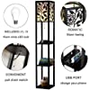 Load image into Gallery viewer, 3 Shelf Decorative Lantern Floor Lamp w/USB