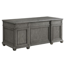 Load image into Gallery viewer, #7493 Gray Wash Executive Desk $1,999.95