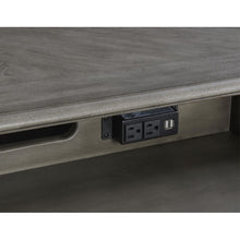 Load image into Gallery viewer, #7493 Gray Wash Executive Desk $1,999.95