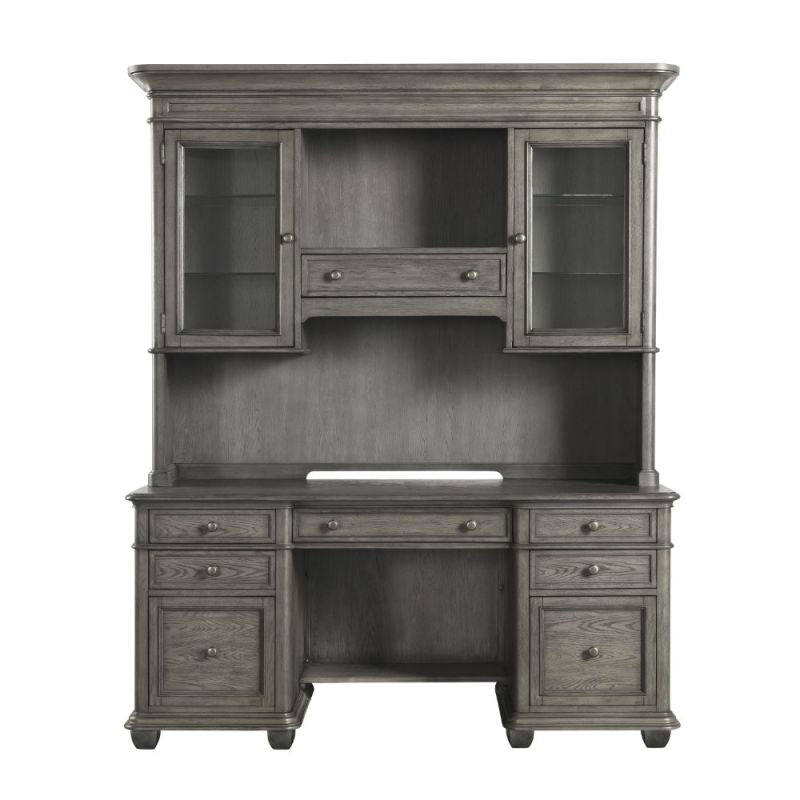 #7495 Gray Wash Hutch $1,599.95 (Credenza Not Included)