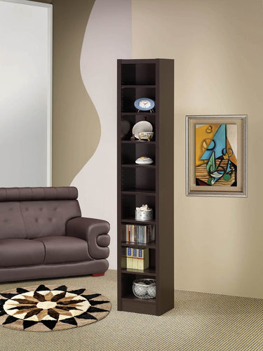 2956 Casual Cappuccino DVD/Slim Bookcase $149.95