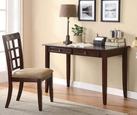 #7569 Dark Amber Desk w/Chair $248 - CLEARANCE