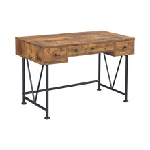 Load image into Gallery viewer, 7988 47&quot; Nutmeg 3 Drawer Writing Desk $179.95