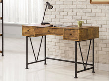 Load image into Gallery viewer, 7988 47&quot; Nutmeg 3 Drawer Writing Desk $179.95