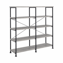 Load image into Gallery viewer, #7989 Nutmeg Wide Bookcase $229.95 (OUT OF STOCK)