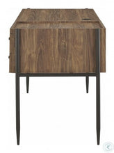 Load image into Gallery viewer, 7277 49&quot; Aged Walnut Writing Desk $249.95