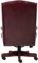 Load image into Gallery viewer, 3980 Oxblood Wing Back Executive Desk Chair $399.95