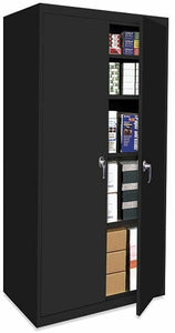 72" Black Metal Storage Cabinet - OUT OF STOCK