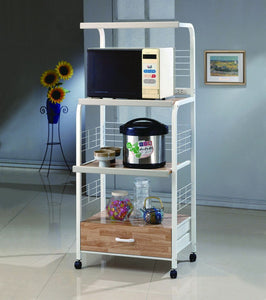 MIcrowave Cart - White