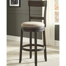 Load image into Gallery viewer, 30&quot; Brown Rustic Swivel Barstool