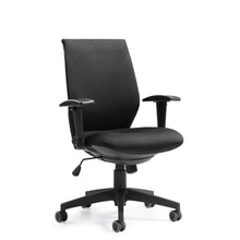 Load image into Gallery viewer, 7996 Black Fabric Synchro-Tilter Desk Chair $188