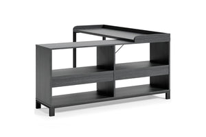 #7640 47" Black Grained Desk w/Return $188.00