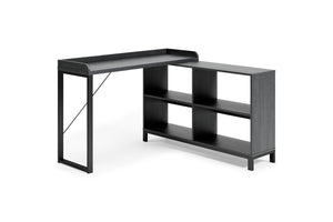 #7640 47" Black Grained Desk w/Return $188.00