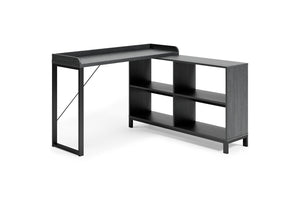#7640 47" Black Grained Desk w/Return $169.95