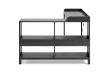 Load image into Gallery viewer, #7640 47&quot; Black Grained Desk w/Return $188.00