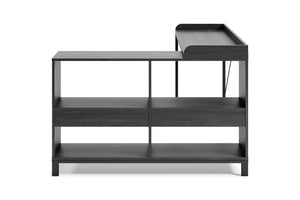 #7640 47" Black Grained Desk w/Return $188.00