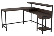 Load image into Gallery viewer, 6370 55&quot; L Shaped Desk w/Storage White Frame $249.95