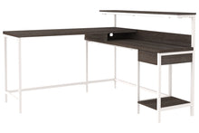 Load image into Gallery viewer, 6370 55&quot; L Shaped Desk w/Storage White Frame $249.95