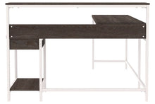 Load image into Gallery viewer, #6370 55&quot; L Shaped Desk w/Storage White Frame $339.95