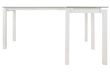 Load image into Gallery viewer, 3515 61&quot; White Glass Top L-Shape Desk $299.95