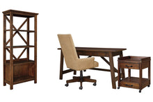 Load image into Gallery viewer, #6207 4 Shelf Rustic Brown Bookshelf $399.95