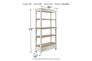 #6558 Country Two Tone Bookcase $449.95