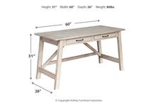 Load image into Gallery viewer, #6347 60&quot; Rustic White Desk $339.95