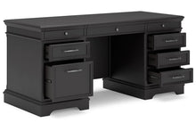 Load image into Gallery viewer, 8062 66&quot; Vintage Black Executive Desk $988.00