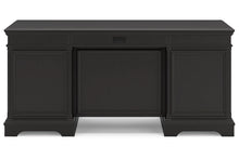 Load image into Gallery viewer, 8062 66&quot; Vintage Black Executive Desk $988.00