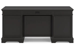 8062 66" Vintage Black Executive Desk $988.00
