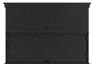 #8063 Vintage Black Hutch $699.95 (Credenza Sold Separately)