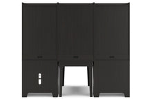 Load image into Gallery viewer, #8064 6PC Vintage Black Desk Wall Unit $1,999.95